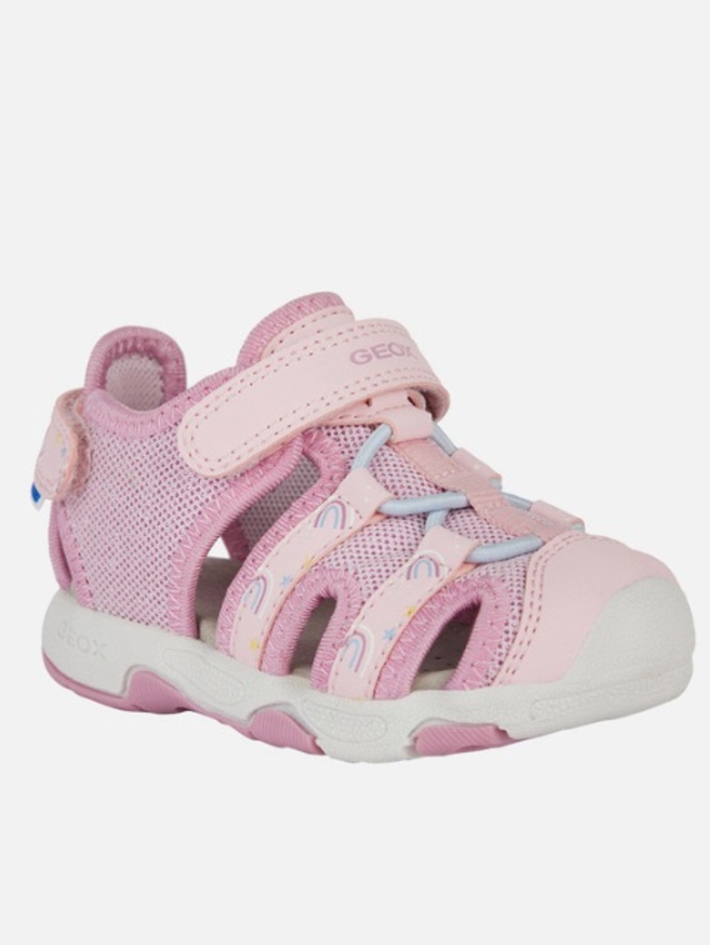 Geox Baby Girl Light Pink Closed-Toe Sandal Sneaker